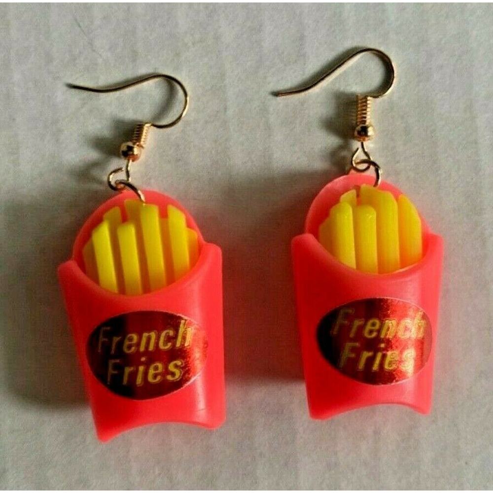 New from Vintage Mini French Fry Cracker Jack Charms Costume Jewelry C4